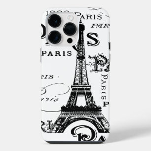 Typografie Calligrafie Paris Frankreich Eiffelturm iPhone Hülle