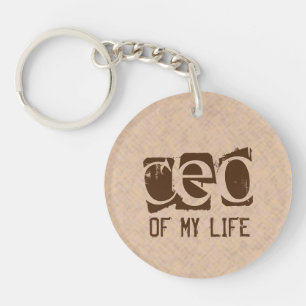 Typografie-CEO von My Life Schlüsselanhänger