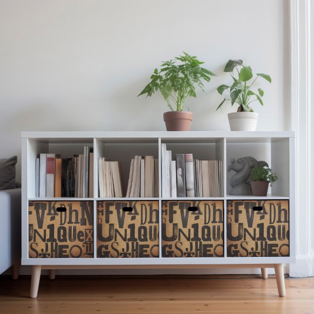 Typografie Dekoupage oder Collage Tissue Paper Seidenpapier (This is a mockup, your design may appear larger or smaller depending on the size of your furniture.)