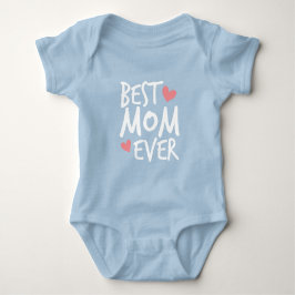 Typografie der besten Mama je Muttertag | Bodysuit Baby Strampler
