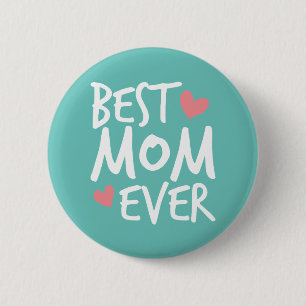 Typografie der besten Mama je Muttertag  Button