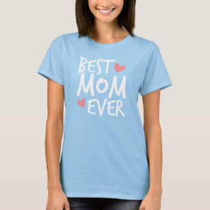 Typografie der besten Mama je Muttertag T - Shirt