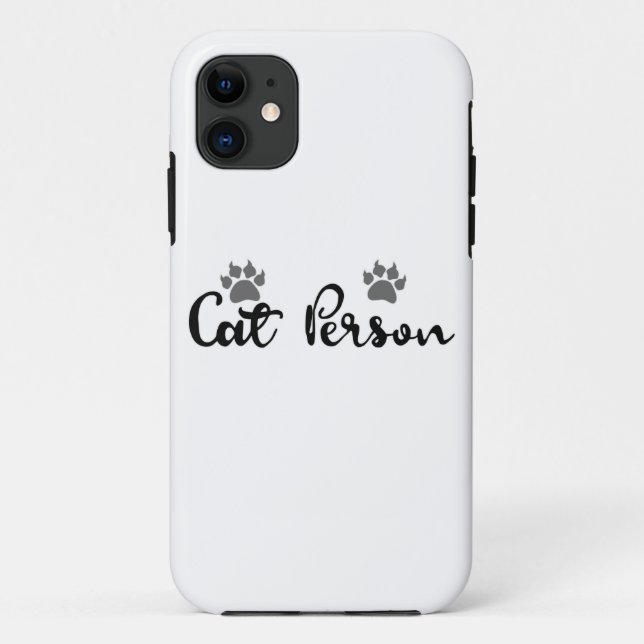Typografie der Katze Case-Mate iPhone Hülle (Rückseite)