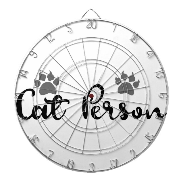 Typografie der Katze Dartscheibe (vorne)