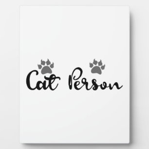 Typografie der Katze Fotoplatte