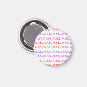 Typografie der Natur: Liebe in jedem Buchstaben Magnet