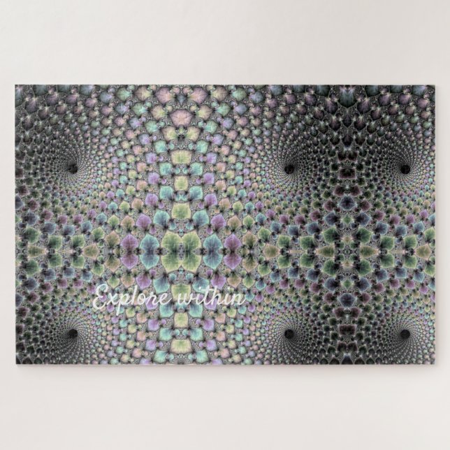 Typografie der optischen Helix-Illusion (Horizontal)