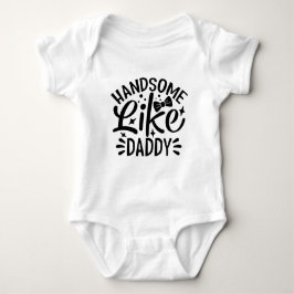 Typografie des coolen Vaters Baby Strampler
