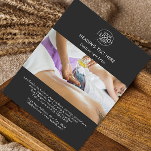 Typografie des Fotos QR-Code für Schwarze moderne  Flyer