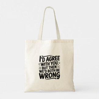 Typografie-Design Motivierend Tragetasche