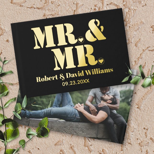 Typografie-Foto für homosexuelle Hochzeit Gästebuch (Von Creator hochgeladen)