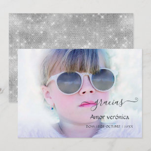 Typografie Foto Vielen Dank Dankeskarte