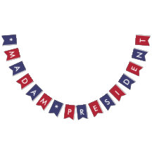 Typografie-Frau amerikanische Flagge