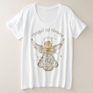 Typografie Gold Weihnachtsgel von Grace & Stars Große Größe T-Shirt