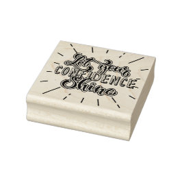 Typografie Gummistempel