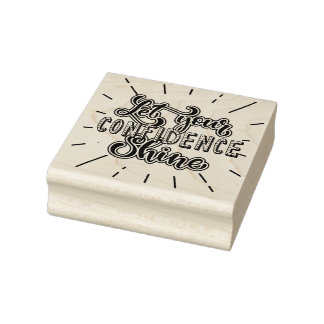 Typografie Gummistempel