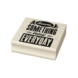 Typografie Gummistempel