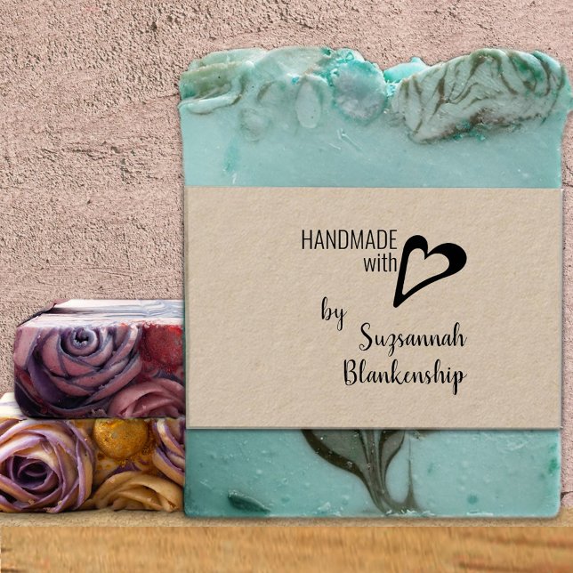 Typografie Handmade Individuelle Name Herz Kontur Gummistempel (Von Creator hochgeladen)