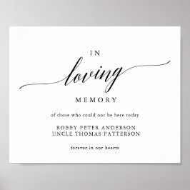 Typografie im Gedächtnisdenkmal Poster