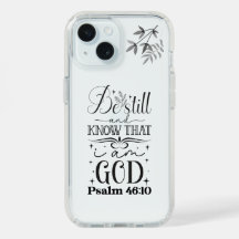 Typografie im Schwarzen Text, Psalm 46:10-Schrift