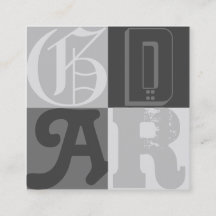 Typografie in Grau-Designer