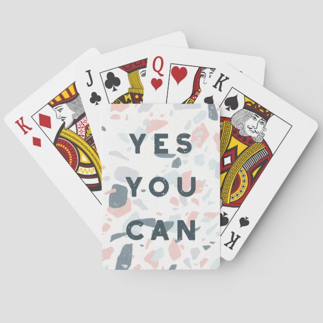 Typografie - Ja, Sie können Spielkarten (Rückseite)