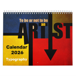 Typografie-Kalender Kalender