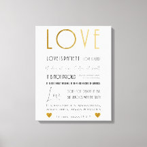 Typografie-Liebe ist ein geduldiges, Kind-Bibel-Ve