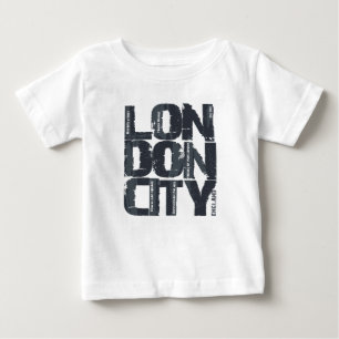 Typografie Londons, England Baby T-shirt