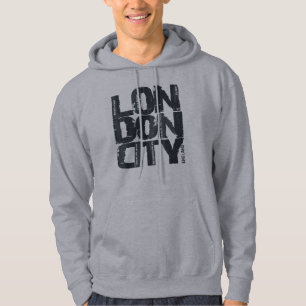 Typografie Londons, England Hoodie