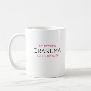 Typografie, mein Phantastisches Oma Kaffeetasse