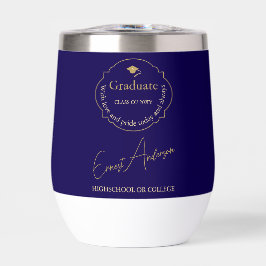 Typografie Moderne Elegant Grad Graduate Abschluss