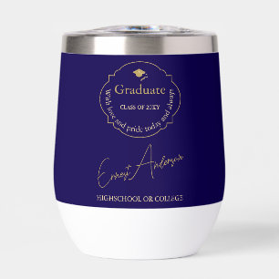 Typografie Moderne Elegant Grad Graduate Abschluss