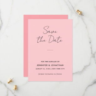 Typografie Moderne Vorlage Blush Pink Elegant