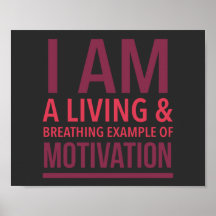 Typografie Motivierend Poster