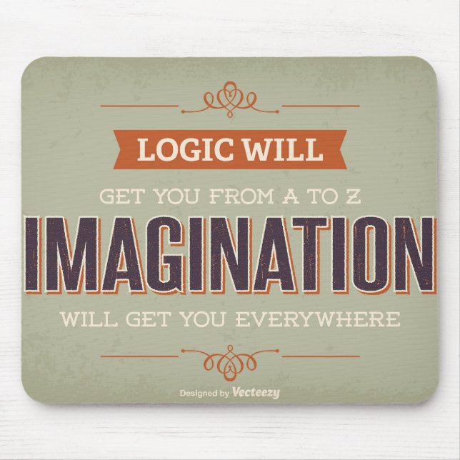 Typografie Mousepad (Vorne)