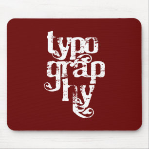Typografie Mousepad