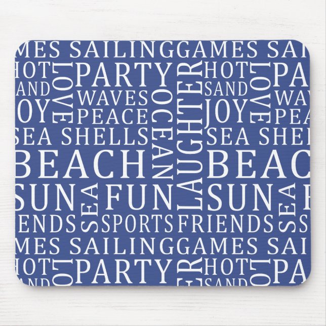 Typografie-Mousepad Mousepad (Vorne)