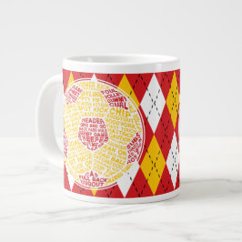 Typografie-Pokal Jumbo-Tasse