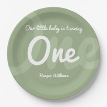Typografie Sage 1 Baby First Birthday
