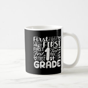 Typografie-Team der 1. Klasse Klassenlehrer zurück Kaffeetasse
