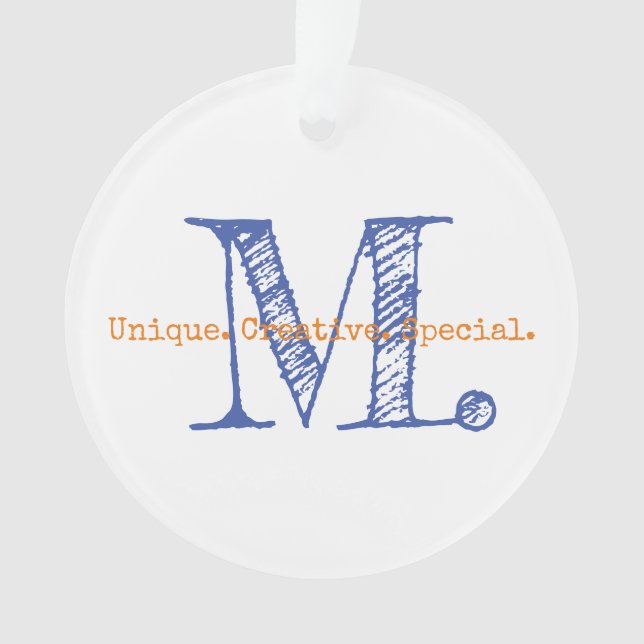 Typografie: Ursprüngliche Affirmationswörter halte Ornament (Vorderseite)