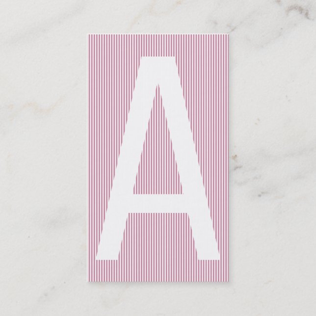 Typografie Visitenkarte (Rückseite)