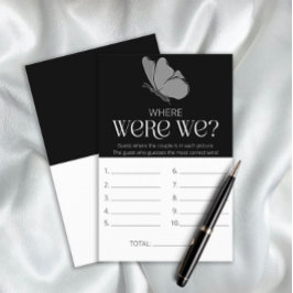 Typografie Wo waren wir Brautparty