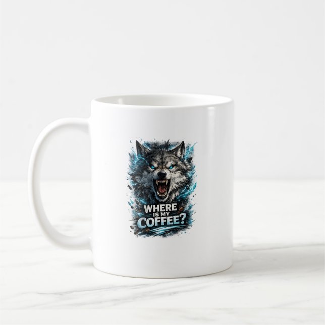 Typografiedesign für Mitarbeiter-Geschenke Kaffeetasse (Links)