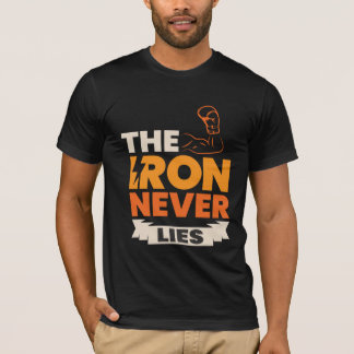typografischer T - Shirt für Gym und Fitness