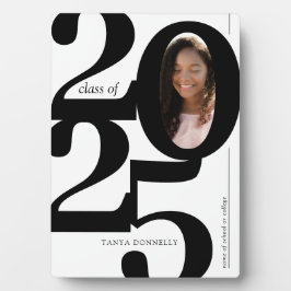 Typografisches Foto Graduate 2025 Fotoplatte