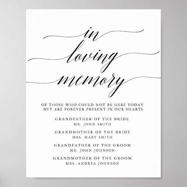 Typografisches Gedenkzeichen Poster (Vorne)