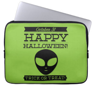 Typografisches Retro Halloween Laptopschutzhülle