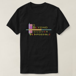 Typografisches Textdesign mit Streifenmuster T-Shirt